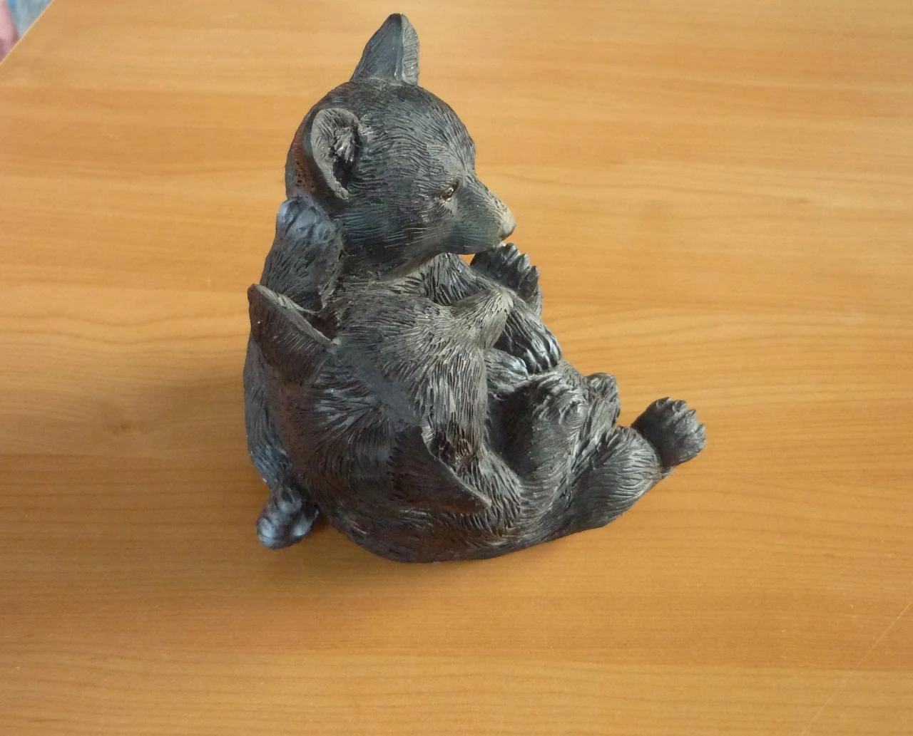 Estatua de 2 osos gris oscuro – photo 3